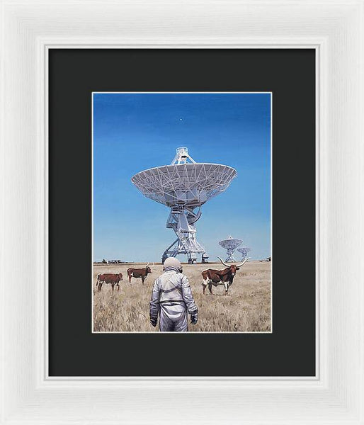 Longhorns 1 - Framed Print