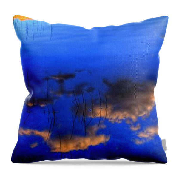 Mountain Reflection - Throw Pillow