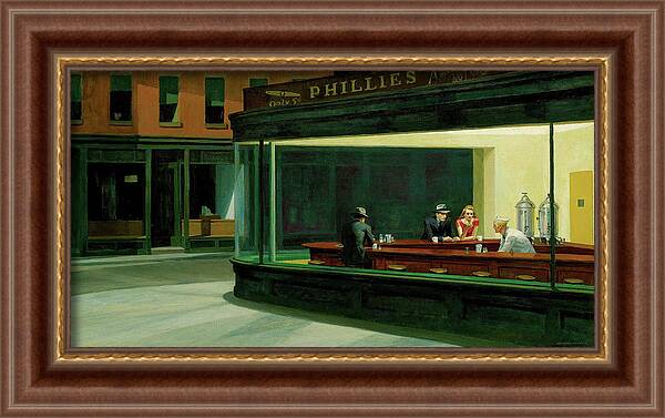 Nighthawks - Framed Print