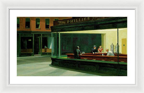 Nighthawks - Framed Print