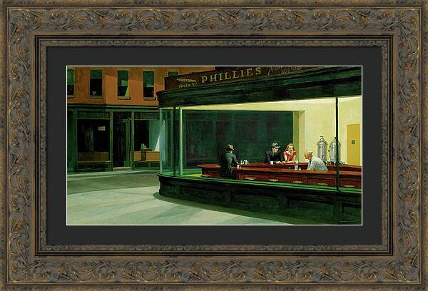 Nighthawks - Framed Print