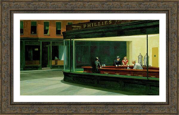 Nighthawks - Framed Print