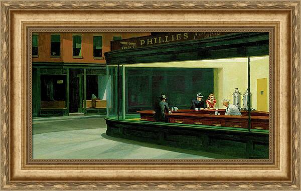 Nighthawks - Framed Print