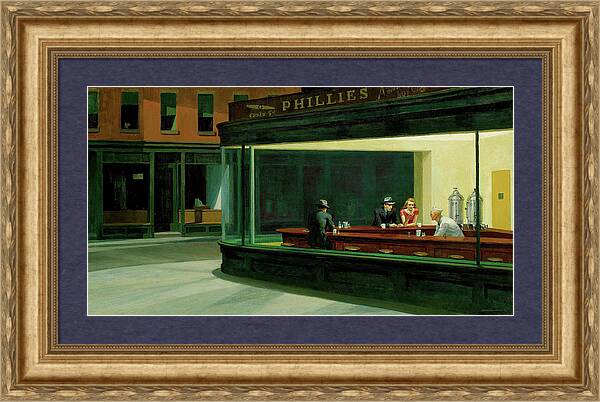 Nighthawks - Framed Print