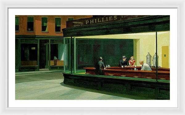 Nighthawks - Framed Print