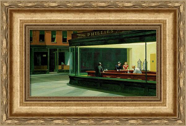 Nighthawks - Framed Print
