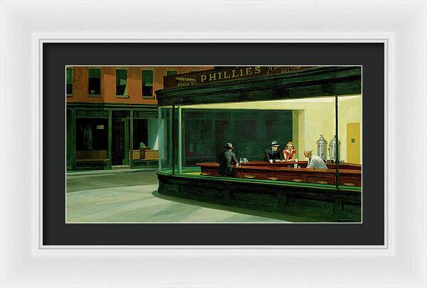 Nighthawks - Framed Print