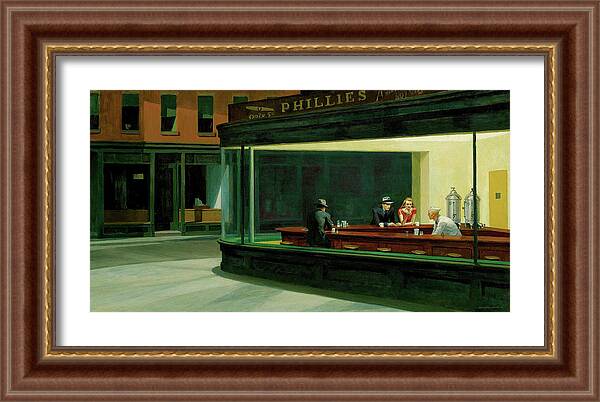 Nighthawks - Framed Print