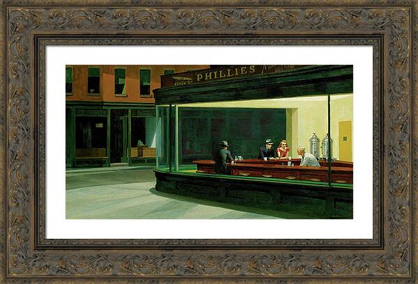 Nighthawks - Framed Print