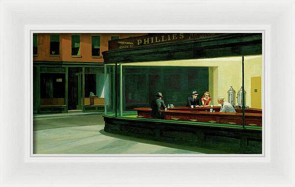 Nighthawks - Framed Print