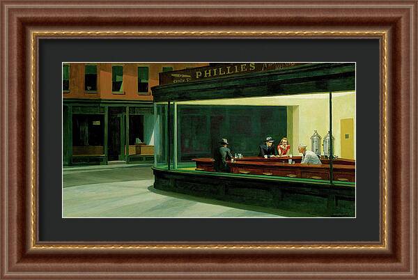 Nighthawks - Framed Print