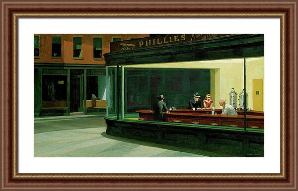 Nighthawks - Framed Print