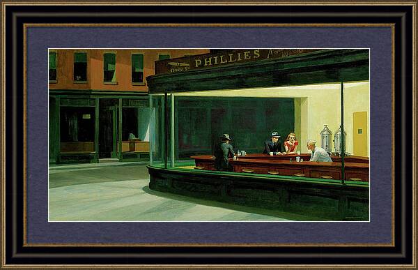 Nighthawks - Framed Print