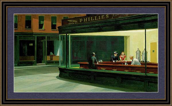 Nighthawks - Framed Print