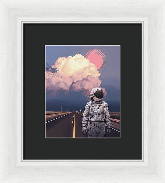 Orange Cloud - Framed Print