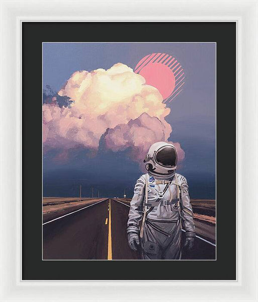 Orange Cloud - Framed Print