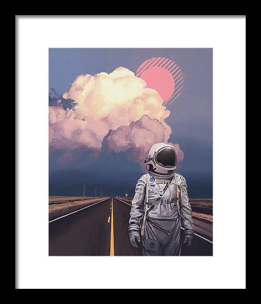 Orange Cloud - Framed Print