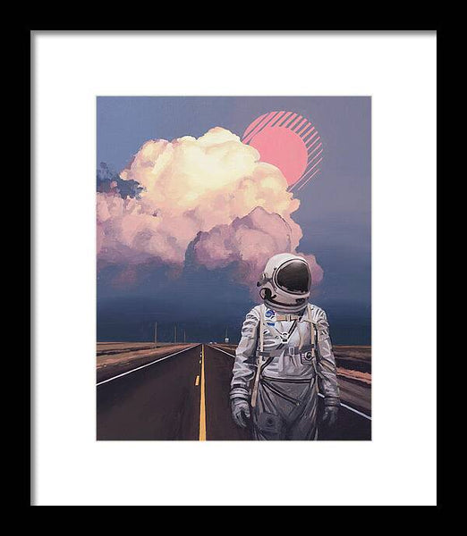Orange Cloud - Framed Print