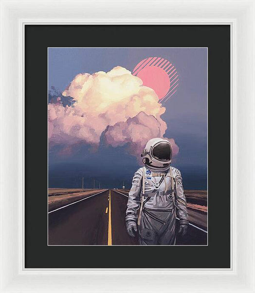 Orange Cloud - Framed Print