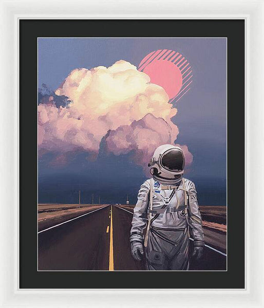Orange Cloud - Framed Print