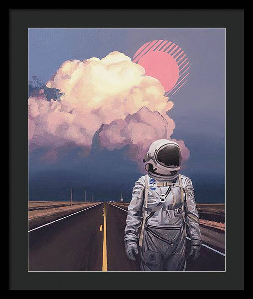 Orange Cloud - Framed Print