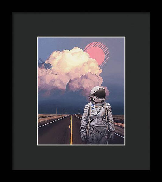 Orange Cloud - Framed Print