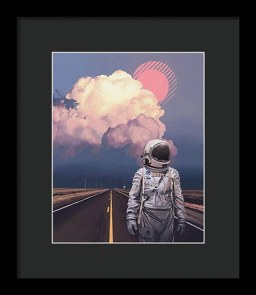 Orange Cloud - Framed Print