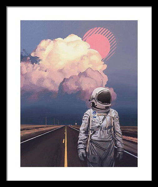 Orange Cloud - Framed Print