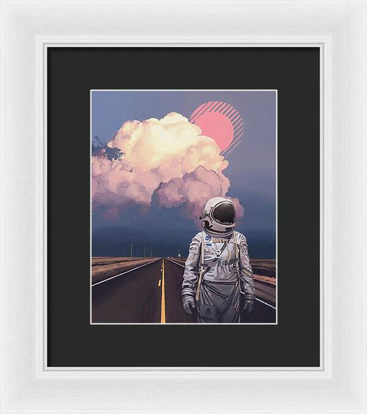 Orange Cloud - Framed Print