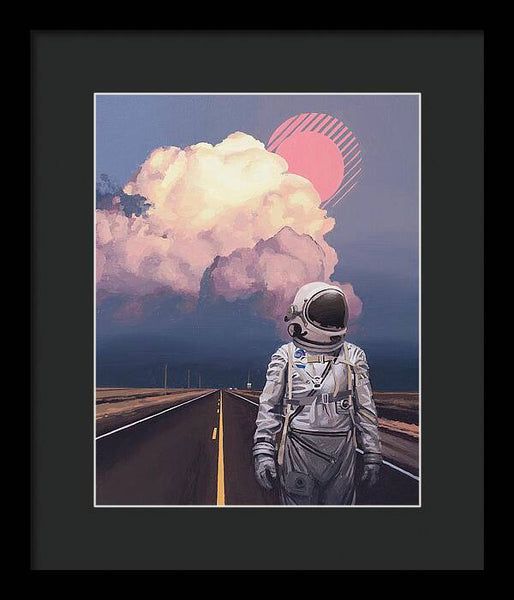 Orange Cloud - Framed Print
