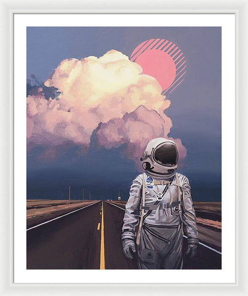 Orange Cloud - Framed Print