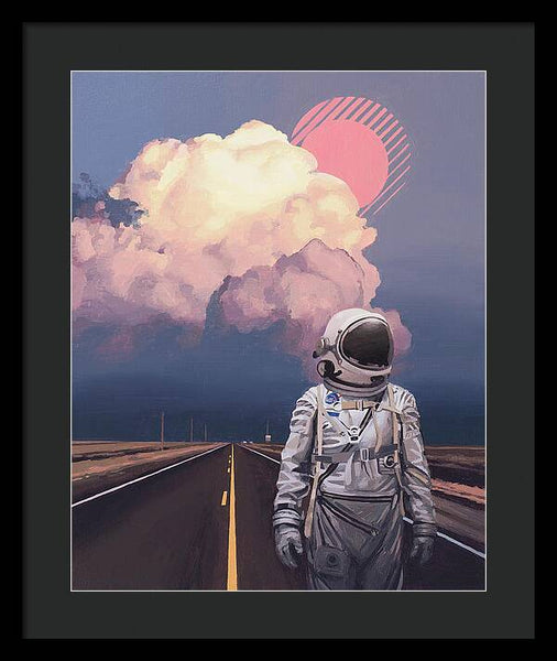 Orange Cloud - Framed Print