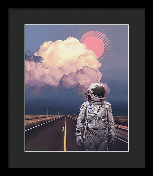 Orange Cloud - Framed Print
