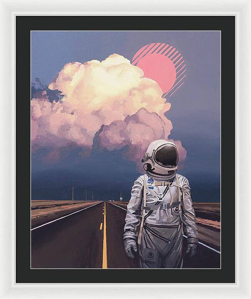 Orange Cloud - Framed Print