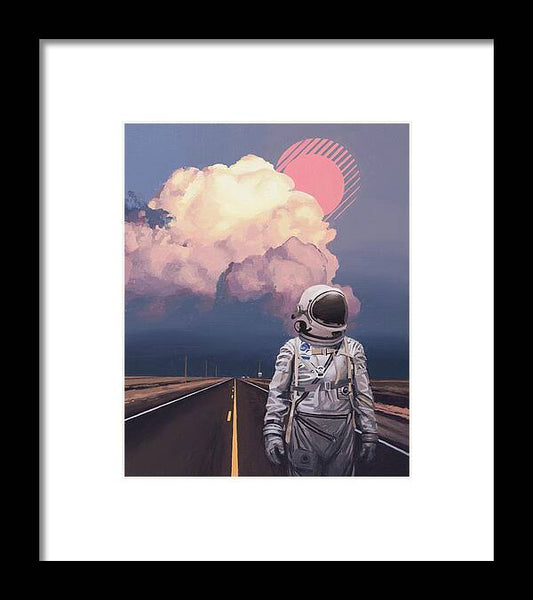 Orange Cloud - Framed Print