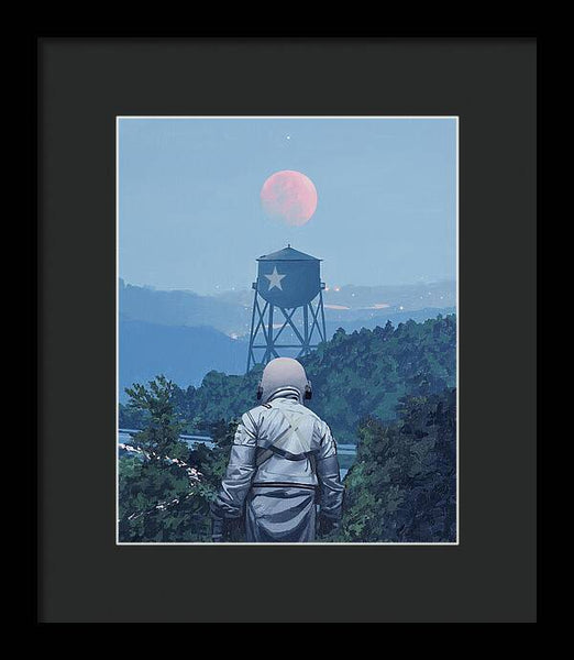 Pink Moon - Framed Print