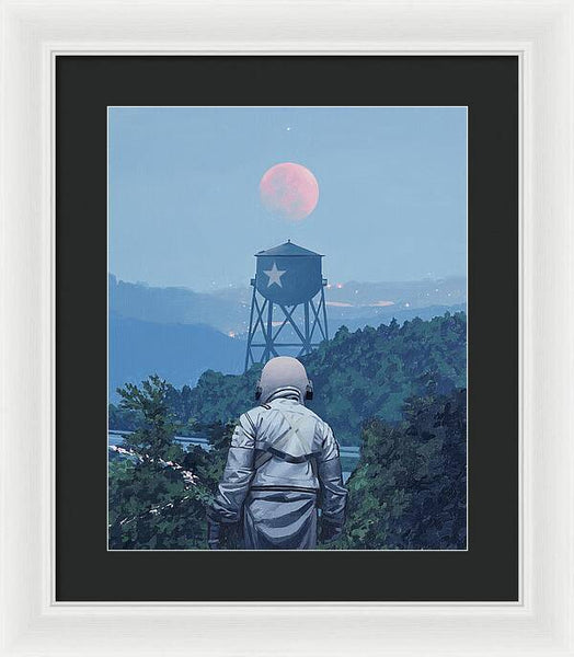 Pink Moon - Framed Print