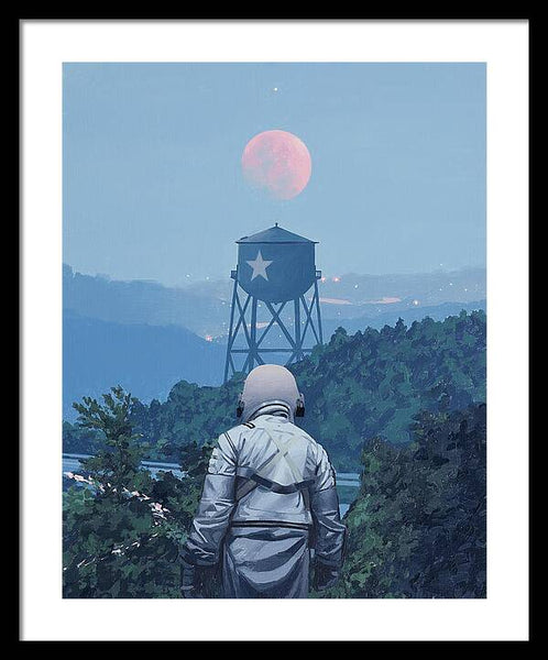 Pink Moon - Framed Print