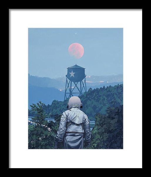 Pink Moon - Framed Print