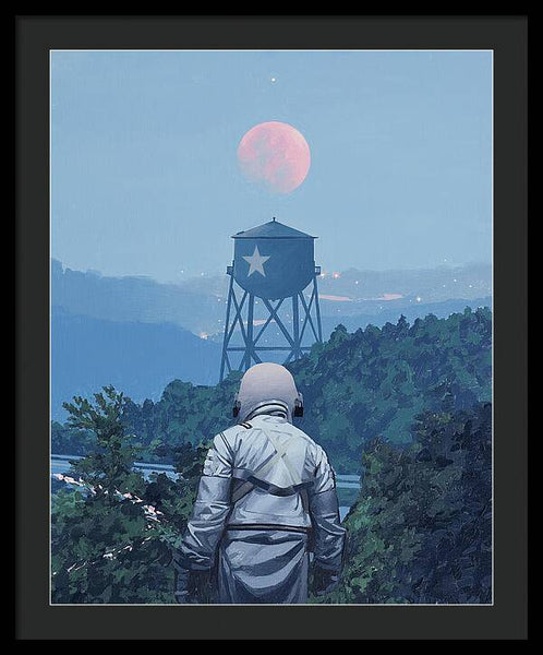 Pink Moon - Framed Print