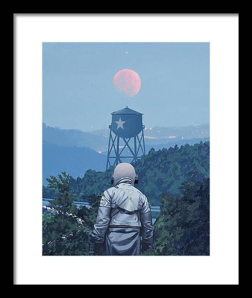 Pink Moon - Framed Print