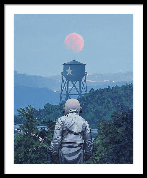 Pink Moon - Framed Print