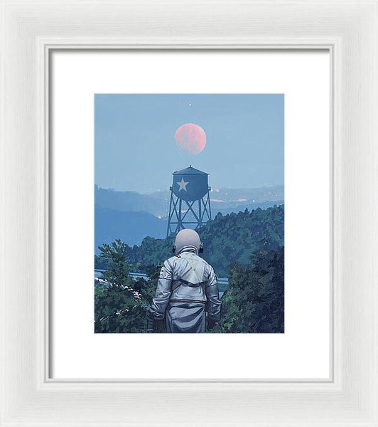 Pink Moon - Framed Print