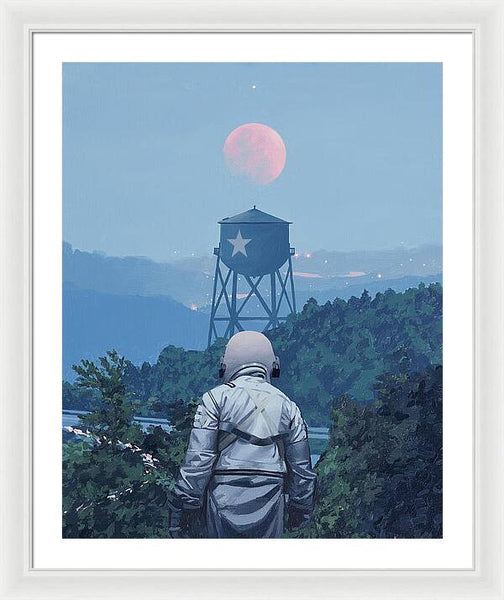 Pink Moon - Framed Print