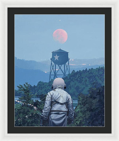Pink Moon - Framed Print