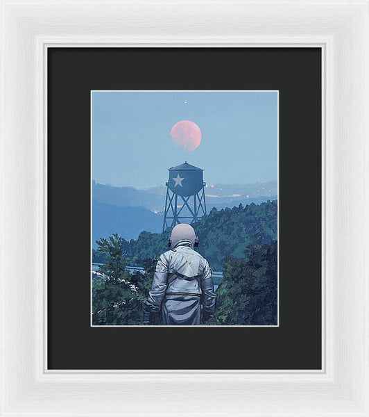 Pink Moon - Framed Print