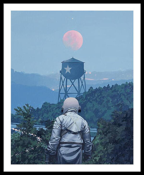 Pink Moon - Framed Print