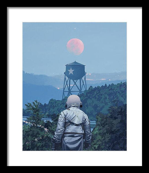 Pink Moon - Framed Print