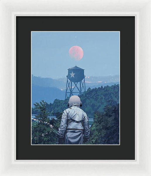 Pink Moon - Framed Print