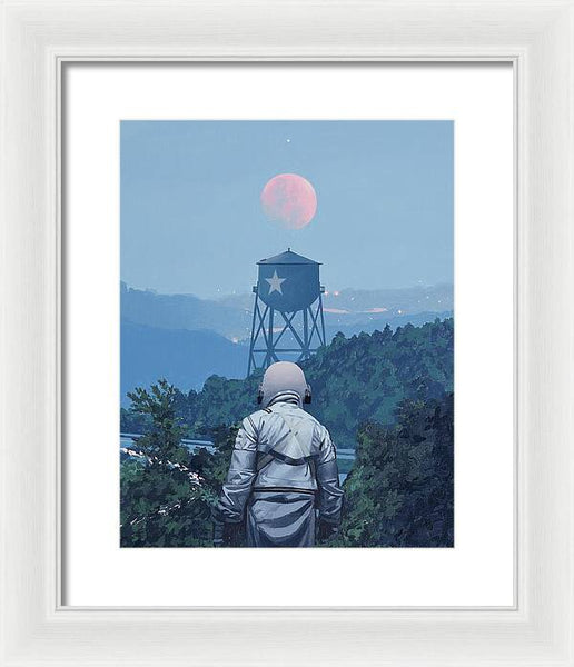 Pink Moon - Framed Print
